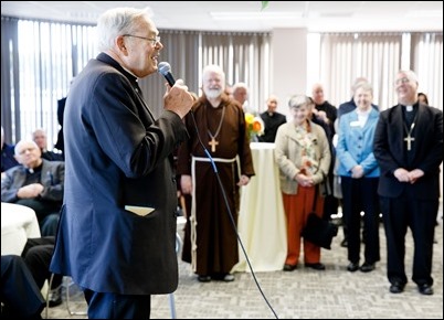 Reception for Bishop John A. Dooher, Oct. 18, 2018. (Pilot photo/ Gregory L. Tracy)