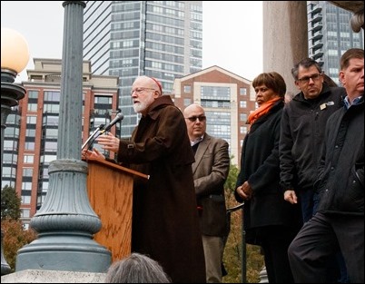 An Oct. 28, 2018 vigil on Boston Common held in reaction to the mass shooting at Tree of Life Synagogue in the Squirrel Hill neighborhood of Pittsburgh the day before. Pilot photo/ Jacqueline Tetrault