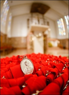 Cardinal Sean P. O’Malley presides at the 2018 Cheverus Award ceremony, Nov. 26 at Immaculate Conception Church in Malden. Pilot photo/ Gregory L. Tracy 