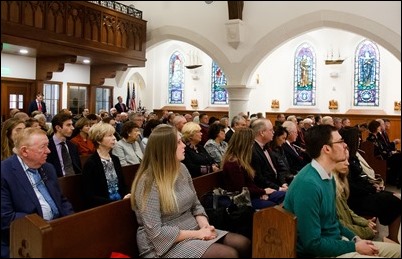 Catholic Lawyers Guild of the Archdiocese of Boston’s annual Red Mass and Luncheon, Oct. 25, 2018. Pilot photo/ Jacqueline Tetrault 