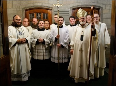 Cardinal O’Malley celebrates New Year’s Eve Mass at St. Clement Eucharistic Shrine in Boston’s Back Bay Dec. 31, 2018.
Pilot photo/ Jacqueline Tetrault