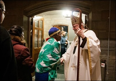 Cardinal O’Malley celebrates New Year’s Eve Mass at St. Clement Eucharistic Shrine in Boston’s Back Bay Dec. 31, 2018.
Pilot photo/ Jacqueline Tetrault