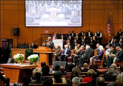 Interfaith prayer service MorningStar Baptist Church in Boston for Governor Charlie Baker and Lieutenant Governor Karen Polito on the eve of their inauguration for a second term, Jan. 2, 2019.
Pilot photo/ Jacqueline Tetrault