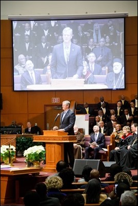 Interfaith prayer service MorningStar Baptist Church in Boston for Governor Charlie Baker and Lieutenant Governor Karen Polito on the eve of their inauguration for a second term, Jan. 2, 2019.
Pilot photo/ Jacqueline Tetrault