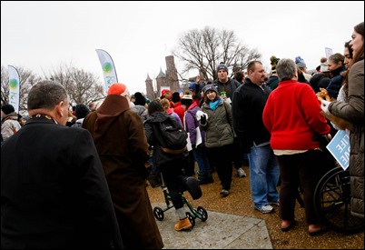 Boston pilgrims take part in the annual March for Life in Washington, D.C., Jan. 18, 2019.
Pilot photo/ Gregory L. Tracy