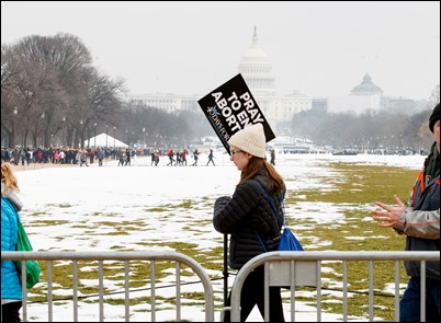 Boston pilgrims take part in the annual March for Life in Washington, D.C., Jan. 18, 2019.
Pilot photo/ Gregory L. Tracy