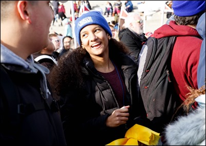 Boston pilgrims take part in the annual March for Life in Washington, D.C., Jan. 18, 2019.
Pilot photo/ Gregory L. Tracy