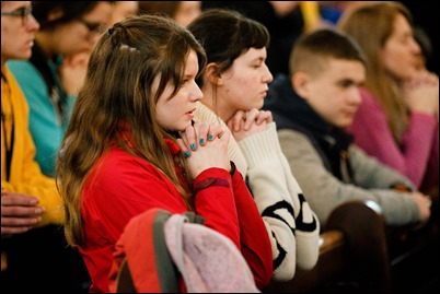 Mass for Boston March for Life pilgrims at the Shrine of the Sacred Heart in Washington, D.C., Jan. 18, 2019.
Pilot photo/ Gregory L. Tracy