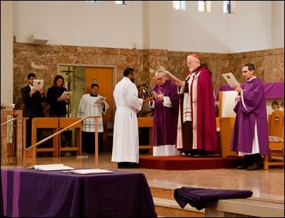 Rite of Election and Call to Continuing Conversion, March 10, 2019 at Immaculate Conception Church in Malden.
Pilot photo/ Jacqueline Tetrault 