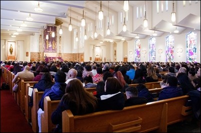 Rite of Election and Call to Continuing Conversion, March 10, 2019 at Immaculate Conception Church in Malden.
Pilot photo/ Jacqueline Tetrault 