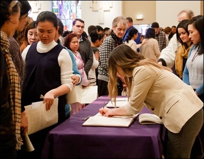 Rite of Election and Call to Continuing Conversion, March 10, 2019 at Immaculate Conception Church in Malden.
Pilot photo/ Jacqueline Tetrault 