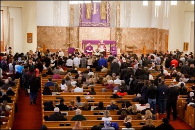 Rite of Election and Call to Continuing Conversion, March 10, 2019 at Immaculate Conception Church in Malden.
Pilot photo/ Jacqueline Tetrault 