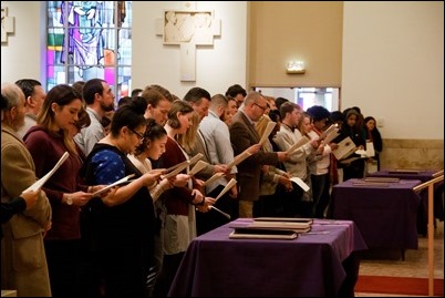 Rite of Election and Call to Continuing Conversion, March 10, 2019 at Immaculate Conception Church in Malden.
Pilot photo/ Jacqueline Tetrault 