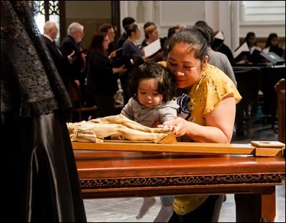 The Living Stations of the Cross followed by Veneration of the Cross is celebrated at the Cathedral of the Holy Cross Good Friday, April 19, 2019.
Pilot photo/ Jacqueline Tetrault