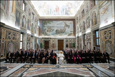 AUDIENCE-VATICAN-PAPAL-FOUNDATION