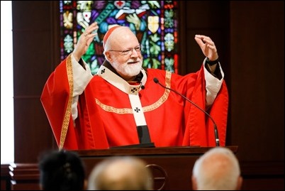 Permanent deacons celebrating 25 and 40 years of ordination  are honored at a Mass and lunch at the Pastoral Center, May 14, 2019.
Pilot photo/ Gregory L. Tracy 