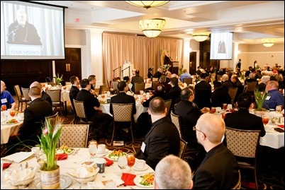 Archdiocese of Boston spring priest convocation, held at the Four Points by Sheraton Hotel in Norwood, May 15, 2019.
Pilot photo/ Gregory L. Tracy 