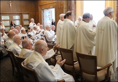 50th Jubilee Mass at Regina Cleri, June 4, 2019.
Photo by Joe Austin, BCDS