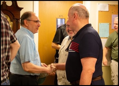 The Vianney Cookout for priests of the Archdiocese of Boston held at Pope St. John XXIII Seminary in Weston, Aug. 1, 2019.
Pilot photo/ Jacqueline Tetrault 