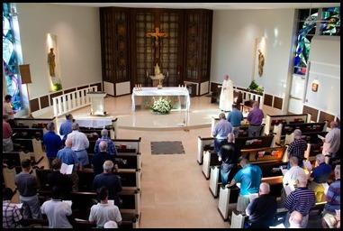 The Vianney Cookout for priests of the Archdiocese of Boston held at Pope St. John XXIII Seminary in Weston, Aug. 1, 2019.
Pilot photo/ Jacqueline Tetrault 