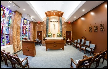 Cardinal Sean P. O'Malley celebrates the Mass for the Dedication of the Altar of the Chapel at Regina Cleri, Aug. 21, 2019.  The Mass marked the completion of a months-long renovation of the chapel.
Pilot photo/ Gregory L. Tracy 