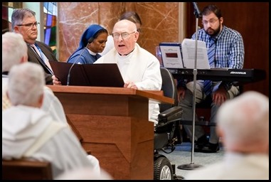 Cardinal Sean P. O'Malley celebrates the Mass for the Dedication of the Altar of the Chapel at Regina Cleri, Aug. 21, 2019.  The Mass marked the completion of a months-long renovation of the chapel.
Pilot photo/ Gregory L. Tracy 