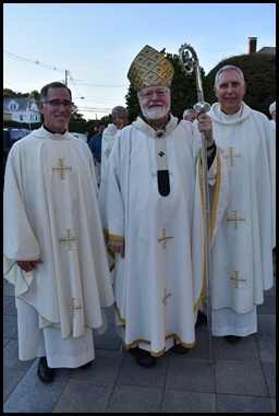 Fr. Mahoney and former pastor Fr. Petringa