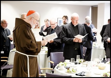 Cardinal O’Malley meets with the Vicars Forane of the Archdiocese of Boston, Sept. 10, 2019.
Pilot photo/ Gregory L. Tracy 