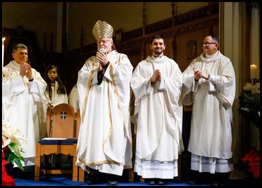 Installation of pastor Father Steven Clemens and blessing of renovations at Immaculate Conception Church in Marlborough, Jan. 11, 2020.
Pilot photo/ Gregory L. Tracy