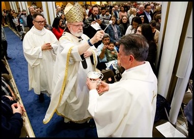 Installation of pastor Father Steven Clemens and blessing of renovations at Immaculate Conception Church in Marlborough, Jan. 11, 2020.
Pilot photo/ Gregory L. Tracy