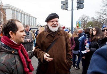 Cardinal Sean O’Malley and Boston pilgrims take part in the annual March for Life in Washington, D.C., Jan. 24, 2020.
Pilot photo/ Gregory L. Tracy