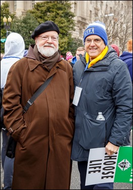 Cardinal Sean O’Malley and Boston pilgrims take part in the annual March for Life in Washington, D.C., Jan. 24, 2020.
Pilot photo/ Gregory L. Tracy