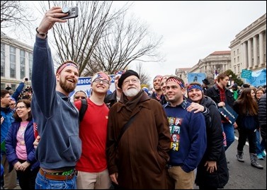 Cardinal Sean O’Malley and Boston pilgrims take part in the annual March for Life in Washington, D.C., Jan. 24, 2020.
Pilot photo/ Gregory L. Tracy