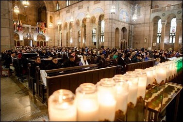 Cardinal Sean O’Malley celebrates Mass for Boston pilgrims to the March for Life at Sacred Heart Shrine in Washington, D.C., Jan. 24, 2020.
Pilot photo/ Gregory L. Tracy