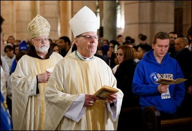 Cardinal Sean O’Malley celebrates Mass for Boston pilgrims to the March for Life at Sacred Heart Shrine in Washington, D.C., Jan. 24, 2020.
Pilot photo/ Gregory L. Tracy