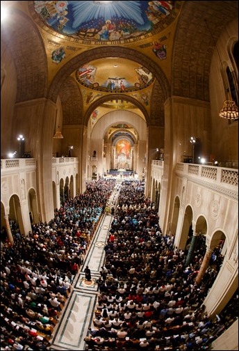 Opening Mass of the Vigil for Life at the Basilica Shrine of the Immaculate Conception in Washington, D.C., Jan. 23, 2020.
Pilot photo/ Gregory L. Tracy 
