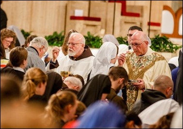 Opening Mass of the Vigil for Life at the Basilica Shrine of the Immaculate Conception in Washington, D.C., Jan. 23, 2020.
Pilot photo/ Gregory L. Tracy 
