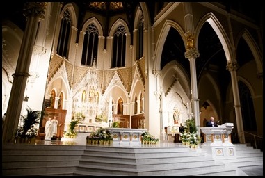 Cardinal Sean P. O’Malley celebrates the Easter Vigil at the Cathedral of the Holy Cross, April 12, 2020.
Pilot photo/ Gregory L. Tracy 