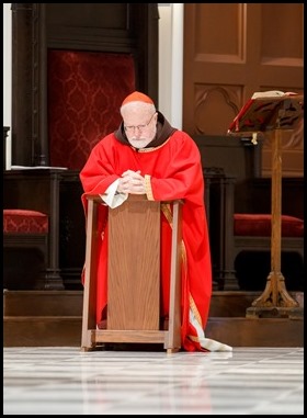 Cardinal Sean O’Malley celebrates Good Friday at the Cathedral of the Holy Cross, April 10, 2020.
Phot by Gregory L. Tracy, The Pilot