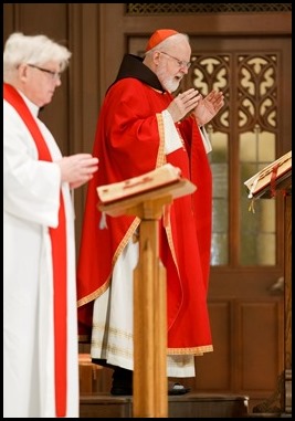 Cardinal Sean O’Malley celebrates Good Friday at the Cathedral of the Holy Cross, April 10, 2020.
Phot by Gregory L. Tracy, The Pilot