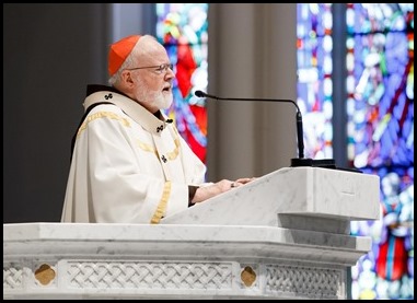 The May 17, 2020 televised Baccalaureate Mass for high school graduates in the Archdiocese of Boston celebrated by Cardinal Seán P. O’Malley at the Cathedral of the Holy Cross. Also addressing the graduates at the end of Mass was Archdiocese of Boston Superintendent of Schools Thomas Carroll.
Pilot photo/ Gregory L. Tracy 