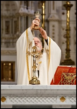 The May 17, 2020 televised Baccalaureate Mass for high school graduates in the Archdiocese of Boston celebrated by Cardinal Seán P. O’Malley at the Cathedral of the Holy Cross. Also addressing the graduates at the end of Mass was Archdiocese of Boston Superintendent of Schools Thomas Carroll.
Pilot photo/ Gregory L. Tracy 