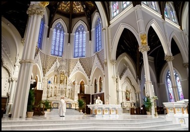 The May 17, 2020 televised Sunday Mass celebrated in honor of health care workers.  The lector for the Mass was Dr. John Barravecchio, president of the Guild of St. Luke, the oldest association of Catholic physicians and dentists in the United States.
Pilot photo/ Gregory L. Tracy 