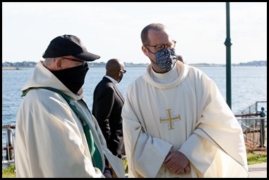 Cardinal Sean P. O’Malley celebrates a Mass for racial justice and healing at Castle Island in South Boston, June 13, 2020.
Pilot photo/ Gregory L. Tracy 