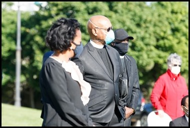 Cardinal Sean P. O’Malley celebrates a Mass for racial justice and healing at Castle Island in South Boston, June 13, 2020.
Pilot photo/ Gregory L. Tracy 