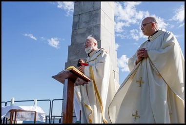 Cardinal Sean P. O’Malley celebrates a Mass for racial justice and healing at Castle Island in South Boston, June 13, 2020.
Pilot photo/ Gregory L. Tracy 