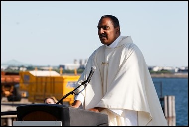 Cardinal Sean P. O’Malley celebrates a Mass for racial justice and healing at Castle Island in South Boston, June 13, 2020.
Pilot photo/ Gregory L. Tracy 