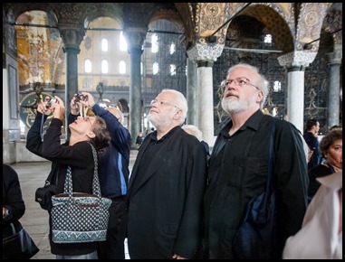 Cardinal Sean O’Malley and Greek Orthodox Metropolitan Methodios of Boston lead an ecumenical pilgrimage to Istanbul, Turkey in September 2007.
Pilot photo/ Gregory L. Tracy 