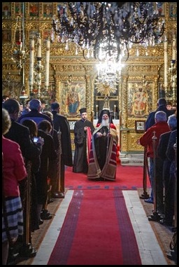 Catholic-Orthodox pilgrims celebrate Great Vespers with Partriarch Bartholomew I followed by a private audience.
Pilot photo/ Gregory L. Tracy