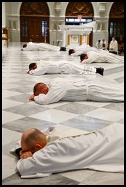 Presbyteral ordination of Fathers Joseph Hubbard, Dennis Nakkeeran, Matthew Norwood, Fernando Vivas, Daniel Zinger and James P. Ferus, SJ at the Cathedral of the Holy Cross, Aug. 1, 2020.
Pilot photo/ Gregory L. Tracy 